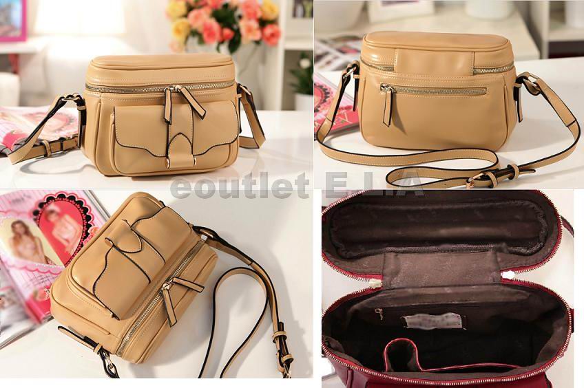 25x17CM Khaki PU SHOULDER BAG